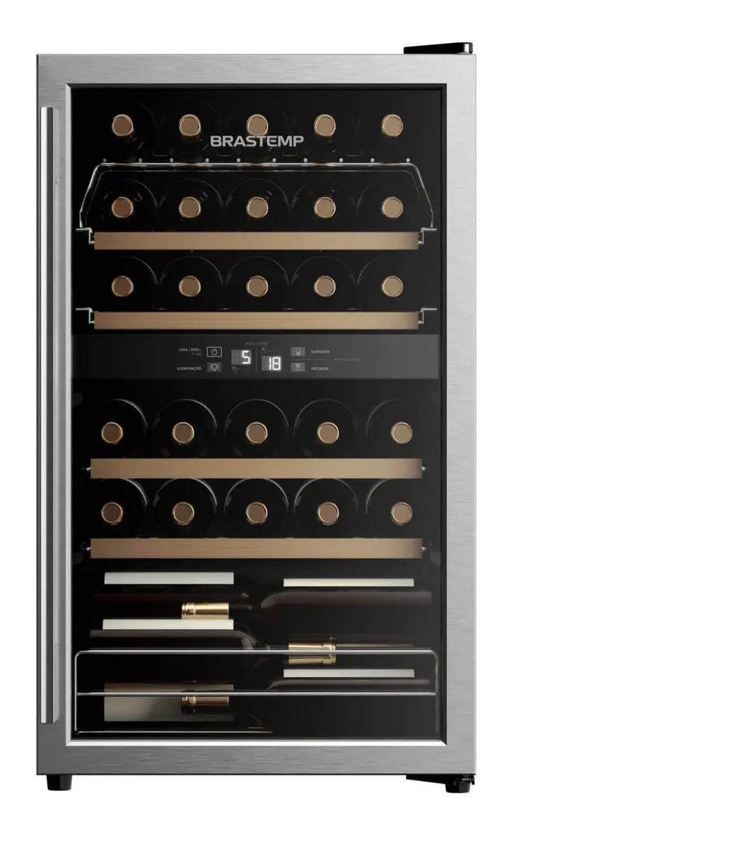 Adega Brastemp Dual Zone 33 Garrafas BZB33BE